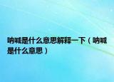 呐喊是什么意思解释一下（呐喊是什么意思）