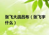 张飞大战吕布（张飞字什么）