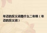 年迈的反义词是什么二年级（年迈的反义词）