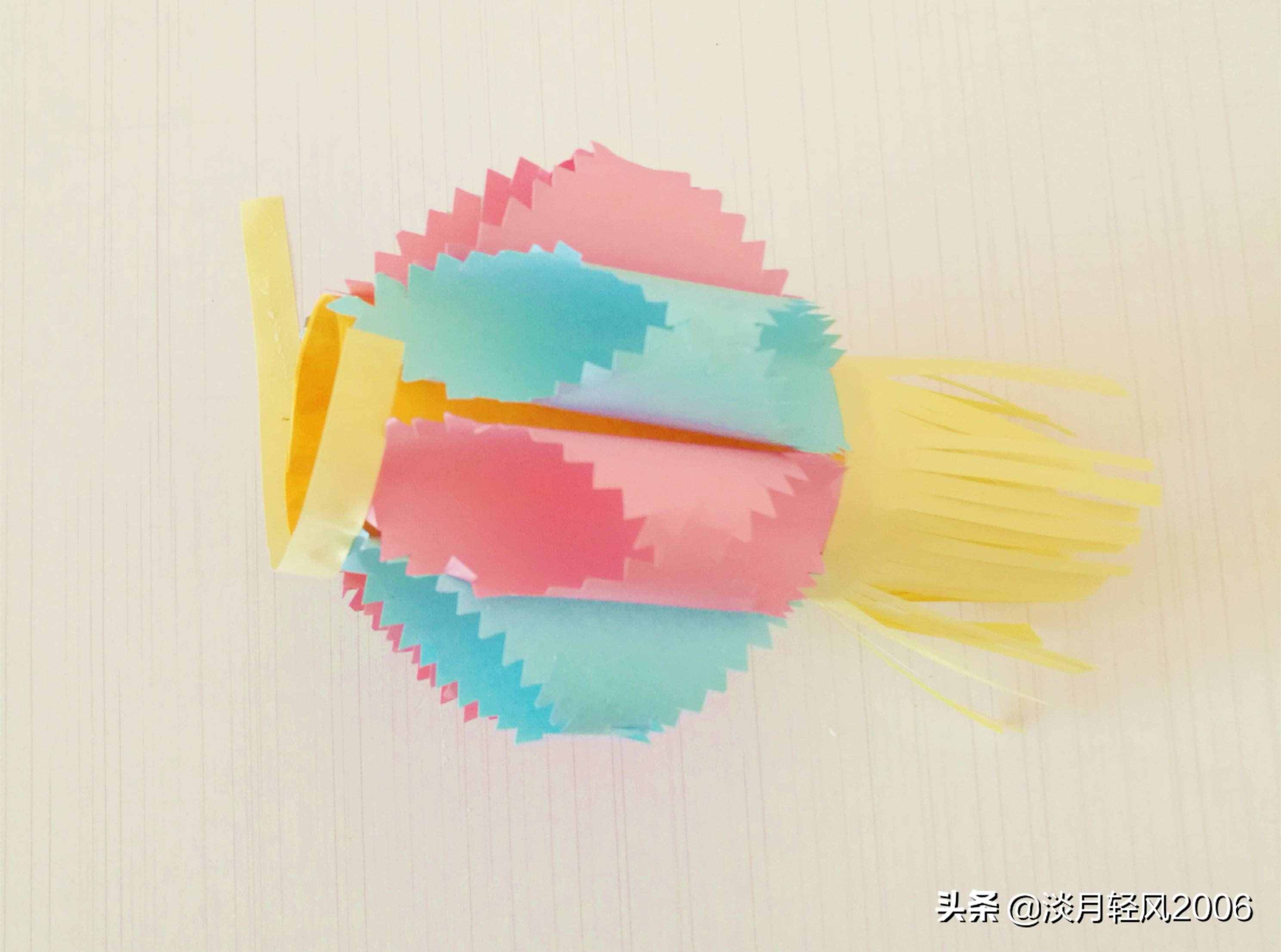 元宵节手工，彩色卡纸制作花灯教程，简单好看，可以当手工作业