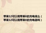 苹果12可以用苹果8的充电线么（苹果12可以用苹果8的充电器吗）