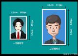 今日更新二寸照片的尺寸是多少（具体尺寸和颜色你知道吗）