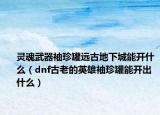灵魂武器袖珍罐远古地下城能开什么（dnf古老的英雄袖珍罐能开出什么）