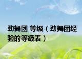 劲舞团 等级（劲舞团经验的等级表）