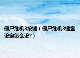僵尸危机3按键（僵尸危机3键盘设定怎么设?）