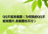 QQ不能发截图（为何我的QQ不能发图片,发截图也不行）