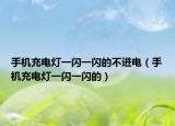 手机充电灯一闪一闪的不进电（手机充电灯一闪一闪的）