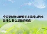今日更新微机硬盘的主流接口标准是什么 什么是微机硬盘