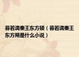 暮若漓秦王东方硕（暮若漓秦王东方朔是什么小说）
