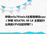 华硕m5a78lmlx3主板用哪些cpu（华硕 M5A78L-M LX 主板配什么样的CPU比较好呢?）