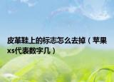 皮革鞋上的标志怎么去掉（苹果xs代表数字几）