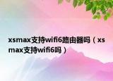 xsmax支持wifi6路由器吗（xsmax支持wifi6吗）