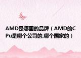 AMD是哪国的品牌（AMD的CPu是哪个公司的,哪个国家的）