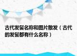 古代发髻名称和图片散发（古代的发髻都有什么名称）