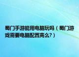 蜀门手游能用电脑玩吗（蜀门游戏需要电脑配置高么?）