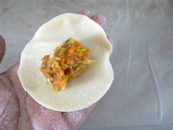 猪肉白菜饺子馅的步骤
