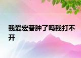 我爱宏碁肿了吗我打不开