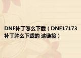 DNF补丁怎么下载（DNF17173补丁肿么下载的 这链接）