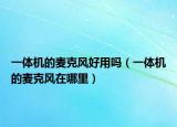 一体机的麦克风好用吗（一体机的麦克风在哪里）