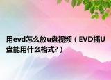 用evd怎么放u盘视频（EVD插U盘能用什么格式?）