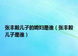 张丰毅儿子的媳妇是谁（张丰毅儿子是谁）