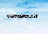 今日更新憨怎么读