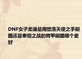 DNF女子柔道是用堕落天使之手刷图还是泰坦之战的臂甲刷图哪个更好