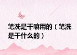 笔洗是干嘛用的（笔洗是干什么的）