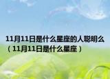 11月11日是什么星座的人聪明么（11月11日是什么星座）