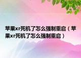 苹果xr死机了怎么强制重启（苹果xr死机了怎么强制重启）