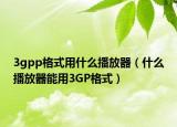 3gpp格式用什么播放器（什么播放器能用3GP格式）