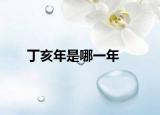 丁亥年是哪一年