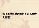 张飞是什么脸谱颜色（张飞是什么脸谱）