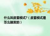 什么叫皮套模式?（皮套模式是怎么触发的）