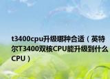t3400cpu升级哪种合适（英特尔T3400双核CPU能升级到什么CPU）