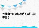 天柱山一日旅游攻略（天柱山在哪里）