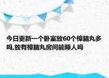 今日更新一个卧室放60个樟脑丸多吗,放有樟脑丸房间能睡人吗