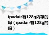 ipadair有128g内存的吗（ipadair有128g的吗）