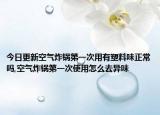 今日更新空气炸锅第一次用有塑料味正常吗,空气炸锅第一次使用怎么去异味