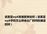 诺基亚wp8发展前景如何（诺基亚wp8手机怎么样查出厂时间和通话时间）