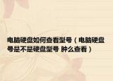 电脑硬盘如何查看型号（电脑硬盘号是不是硬盘型号 肿么查看）