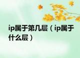 ip属于第几层（ip属于什么层）