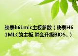映泰h61mlc主板参数（映泰H61MLC的主板,肿么升级BIOS..）