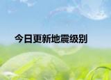 今日更新地震级别