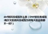 dnf高科技戒指怎么得（DNF的任务戒指:梅尔文的高科技戒指为何每天的品级都不一样?）