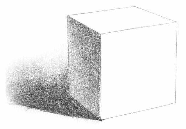 零基础素描教程：分步骤讲解三种石膏几何体画法，简单易学，收藏