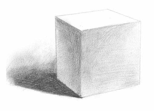 零基础素描教程：分步骤讲解三种石膏几何体画法，简单易学，收藏