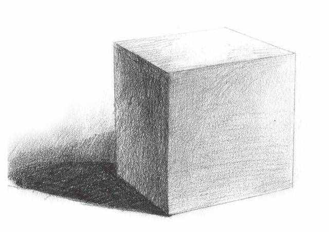 零基础素描教程：分步骤讲解三种石膏几何体画法，简单易学，收藏