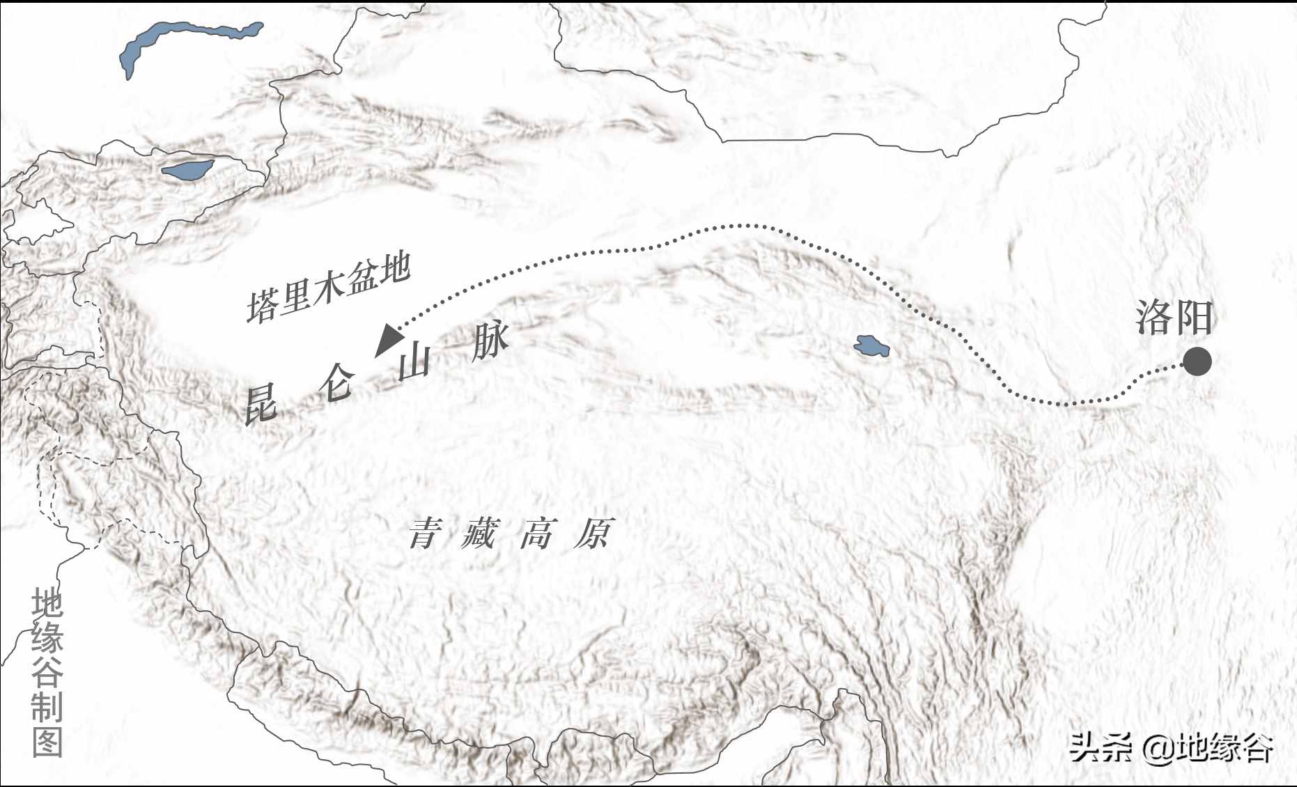 神话中常见的昆仑山，古人并不知道它在哪