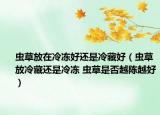 虫草放在冷冻好还是冷藏好（虫草放冷藏还是冷冻 虫草是否越陈越好）